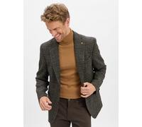 Carl Gross Schurwoll-Sakko Herren Modern Fit Schurwolle grau, 28