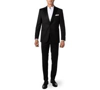 Carl Gross Smoking Herren Slim Fit Schurwolle schwarz, 52