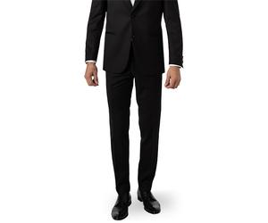 Carl Gross Smokinghose Herren Slim Fit Schurwolle schwarz, 27