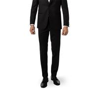 Carl Gross Smokinghose Herren Slim Fit Schurwolle schwarz, 50