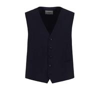 Carl Gross Weste Herren Slim Fit V-Ausschnitt blau, 29