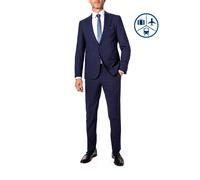Carl Gross Wolle Herren Slim Fit Wolle blau, 46