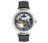 Carl von Zeyten -Häusern Damenuhr Schwarz Silber Skelettuhrwerk Saphirglas Automatik 42mm- CVZ0083BLS
