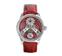 Carl von Zeyten Freudenstadt Automatikuhr rotes Lederarmband CvZ 0043RD