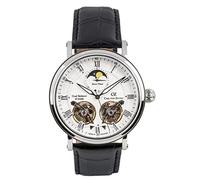 Carl von Zeyten Herren Analog Automatik Uhr mit Leder Armband CVZ0054SLSR