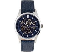 Carl von Zeyten Herren Armbanduhr Alpirsbach in der Farbe Blau mit Lederarmband, Gehäusedurchmesser: 44mm, CVZ0076BLS