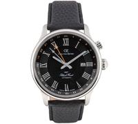 Carl von Zeyten -Rench Herrenuhr Schwarz Silber Zweite Zeitzone Saphirglas Automatik 46mm- CVZ0087BKS