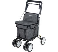 Carlett Lett800 Rollator Einkaufstrolley Grau M Grau M