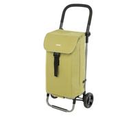Carlett - Lite Style LETT201-L3 | Leichter und Faltbarer Einkaufswagen | Supermarktwagen | XL-Kapazität von 60 l | Verstellbarer Lenker | Kompaktes Design | Olivgrün