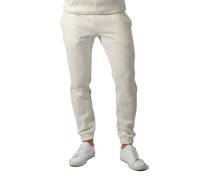 Carlheim Men's Sweatpants Hudson Lounge, Marl White, Medium
