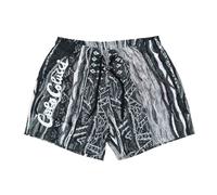 Carlo Colucci - Allover Badeshorts - Shorts-Badehose S schwarz