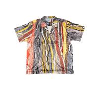 Carlo Colucci - Alloverprint Hemd - T-Shirt-kurzarm XL rot