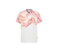 Carlo Colucci - Artificial Knit T-Shirt - T-Shirt-kurzarm L rot