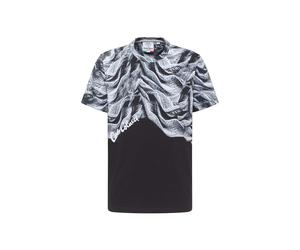 Carlo Colucci - Artificial Knit T-Shirt - T-Shirt-kurzarm S schwarz