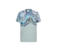 Carlo Colucci - Artificial Knit T-Shirt - T-Shirt-kurzarm petrol