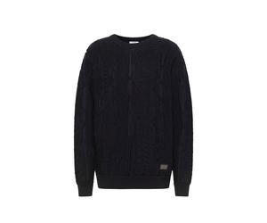 Carlo Colucci - CARLO Strickpullover - Sweatshirt-Strick S schwarz