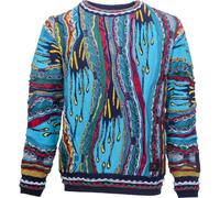 Carlo Colucci Strickpullover Herren türkis, M