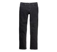 Carlo Colucci Herren Stretch 5-Pocket Trend Jeans Hose Mod. Enrico, Regular Gerade (32/32, 7349 Black wash)