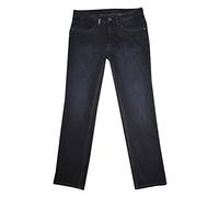Carlo Colucci Herren Stretch 5-Pocket Trend Jeans Hose Mod. Enrico, Regular Gerade (33/32, 7060 Blue Black)