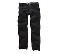 Carlo Colucci Herren Stretch 5-Pocket Trend Jeans Hose Mod. Enrico, Regular Gerade (34/34, 7293 Black Denim)