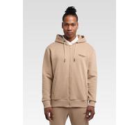 Carlo Colucci Hoodie mit Reißverschluss Herren beige, XL