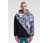 Carlo Colucci Hoodie ohne Reißverschluss Herren schwarz, M
