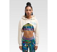 Carlo Colucci Kapuzensweatjacke Damen weiß, 38