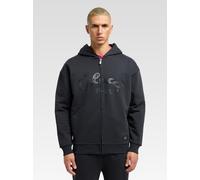 Carlo Colucci Kapuzensweatjacke Herren schwarz, L