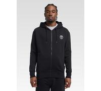 Carlo Colucci Kapuzensweatjacke Herren schwarz, M