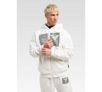 Carlo Colucci Kapuzensweatjacke Herren weiß, L