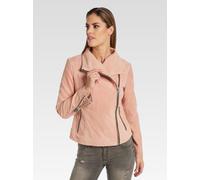 Carlo Colucci Lederjacke Damen rosa, 36