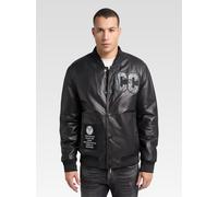 Carlo Colucci Lederjacke Herren schwarz, 50