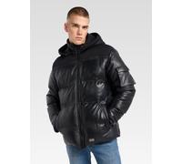 Carlo Colucci Lederjacke Herren schwarz, L