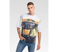 Carlo Colucci Oversize-Shirt Herren mehrfarbig, M