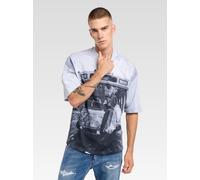 Carlo Colucci Oversize-Shirt Herren weiß, XXL