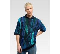 Carlo Colucci Poloshirt Herren blau, XXL