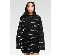 Carlo Colucci Rundhalspullover Damen schwarz, 40