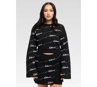 Carlo Colucci Rundhalspullover Damen schwarz, 44