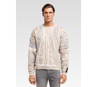 Carlo Colucci Rundhalspullover Herren beige, L