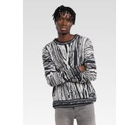 Carlo Colucci Rundhalspullover Herren schwarz, L