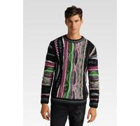 Carlo Colucci Strickpullover Herren schwarz, XL