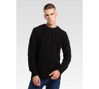 Carlo Colucci Strickpullover Herren schwarz, XXL