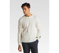 Carlo Colucci Strickpullover Herren weiß, XL