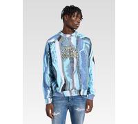 Carlo Colucci Sweatshirt Herren blau, XXL