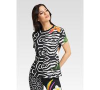 Carlo Colucci T-Shirt Damen schwarz, 34