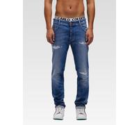 Carlo Colucci Tapered-fit-Jeans Herren blau, 32-34