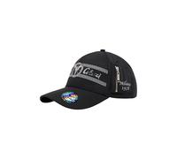 Carlo Colucci Unisex Basecap mit Metalllogo Druck Schwarz OS