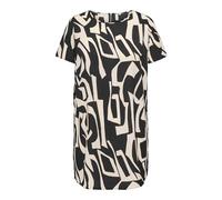 Only Carmakoma Damen Carlux Life Ss Tunic Dress WVN Noos, Black, 44
