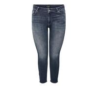 ONLY CARMAKOMA - CARWILLY REG SK ANK RW REA422 NOOS blue black denim, 48/32