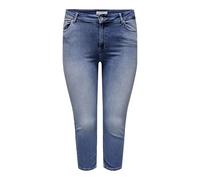 ONLY CARMAKOMA - CARWILLY REG WAIST DNM CAPRI NOOS medium blue denim - Gr. - 48